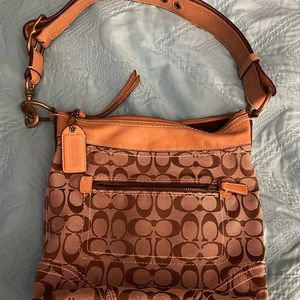 Coach purse tan
